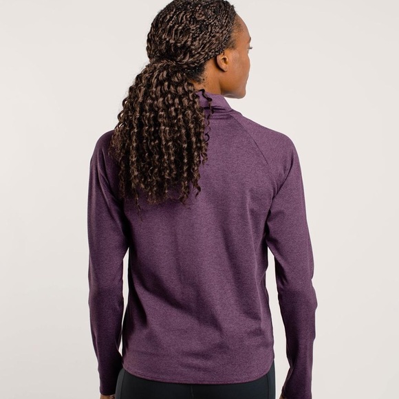 Oiselle Luz Half Zip Jacket Purple - Picture 2 of 6